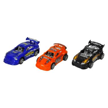 Gioco auto mini in tubo Set 3 pz