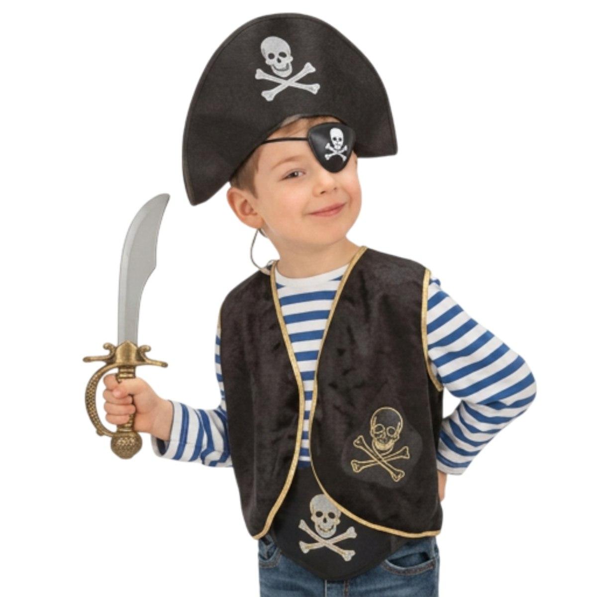Gilet pirata baby cappello