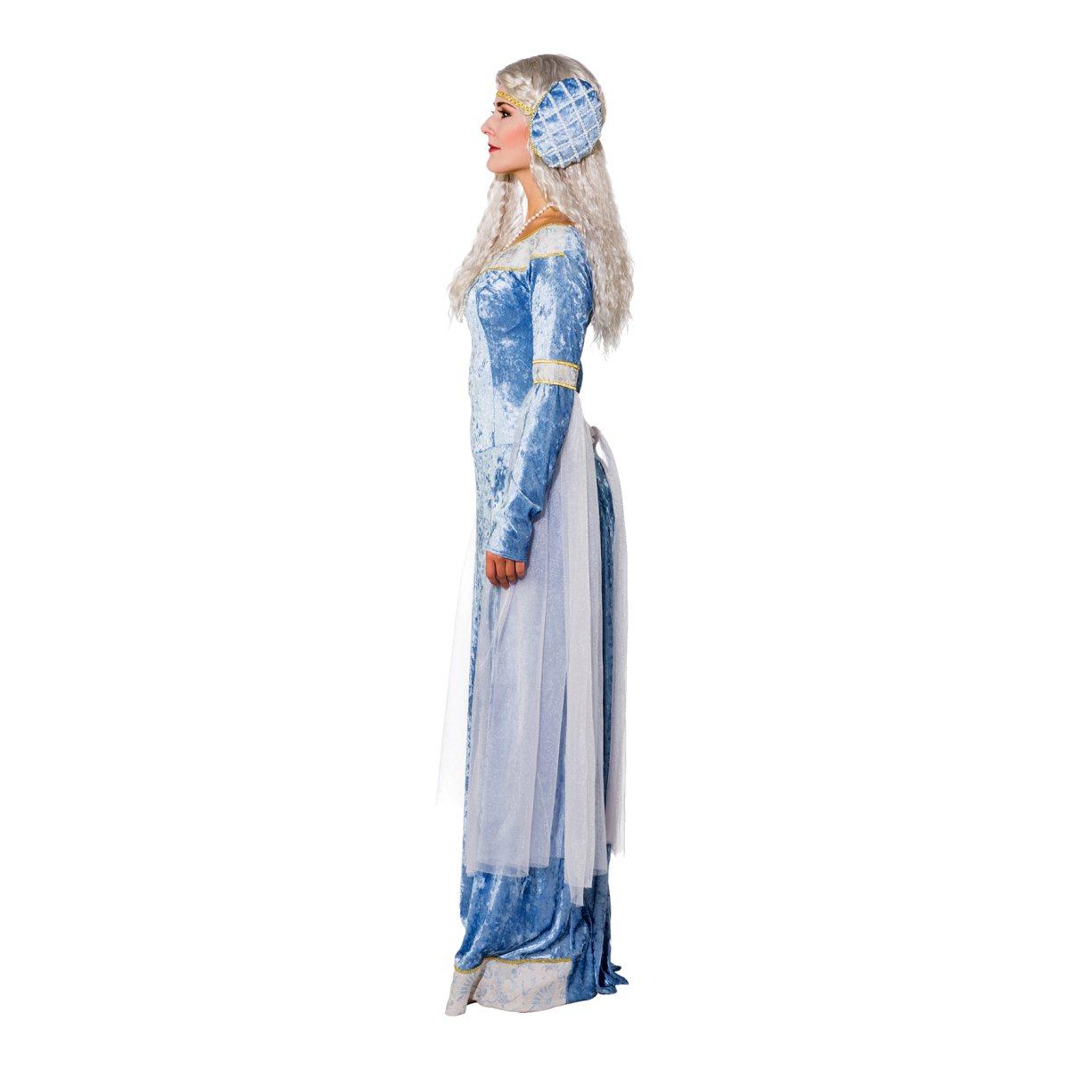 Costume principessa medievale azzurro