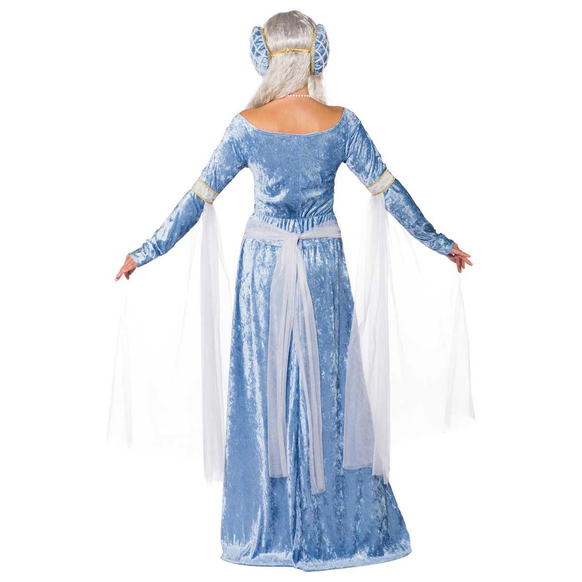 Costume principessa medievale azzurro