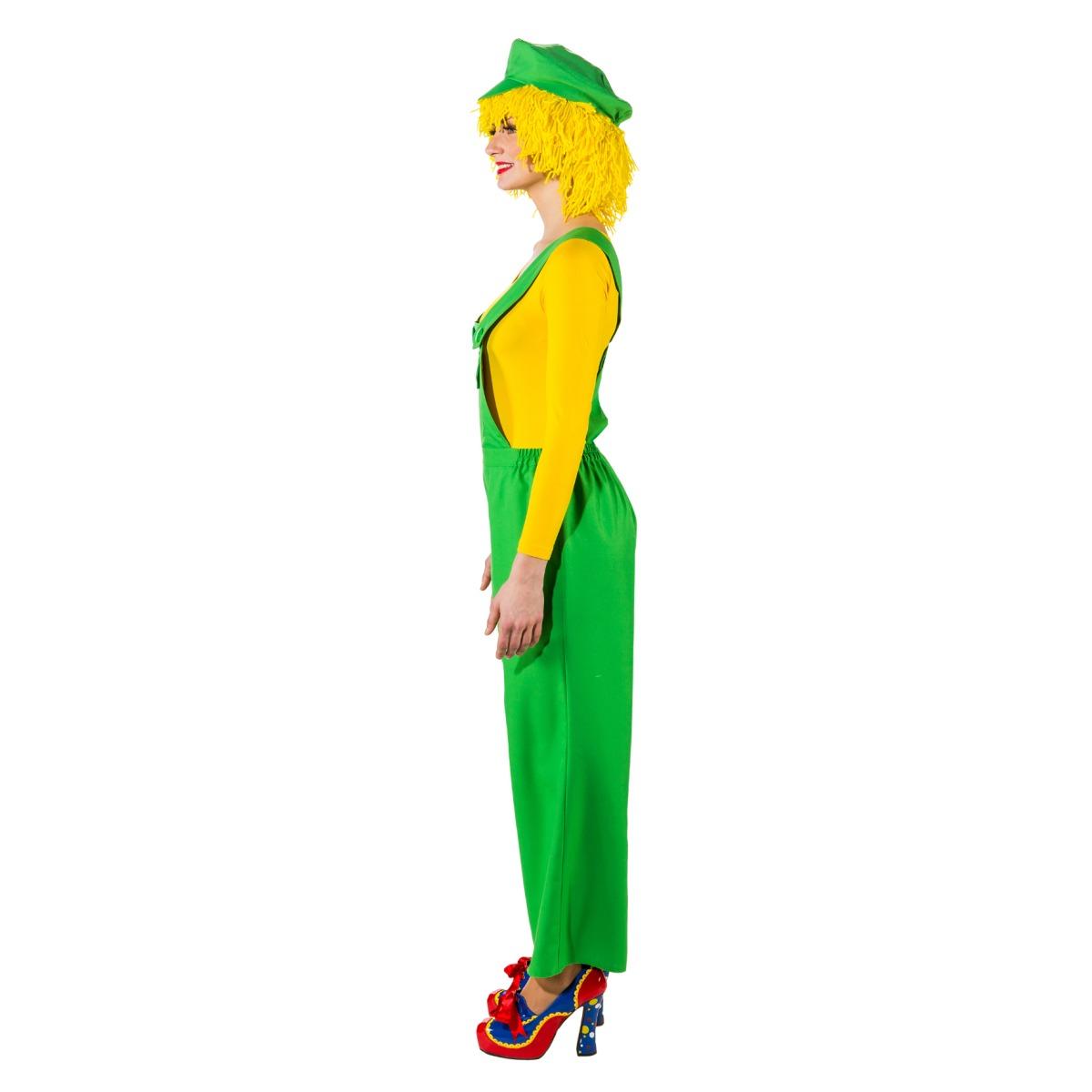 Costume tuta salopette verde