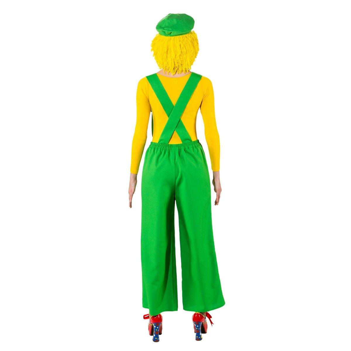 Costume tuta salopette verde