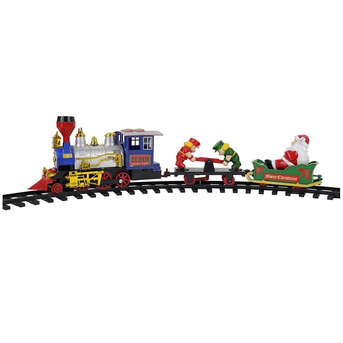Gioco pista treno in movimento luce suoni Set 23 pz