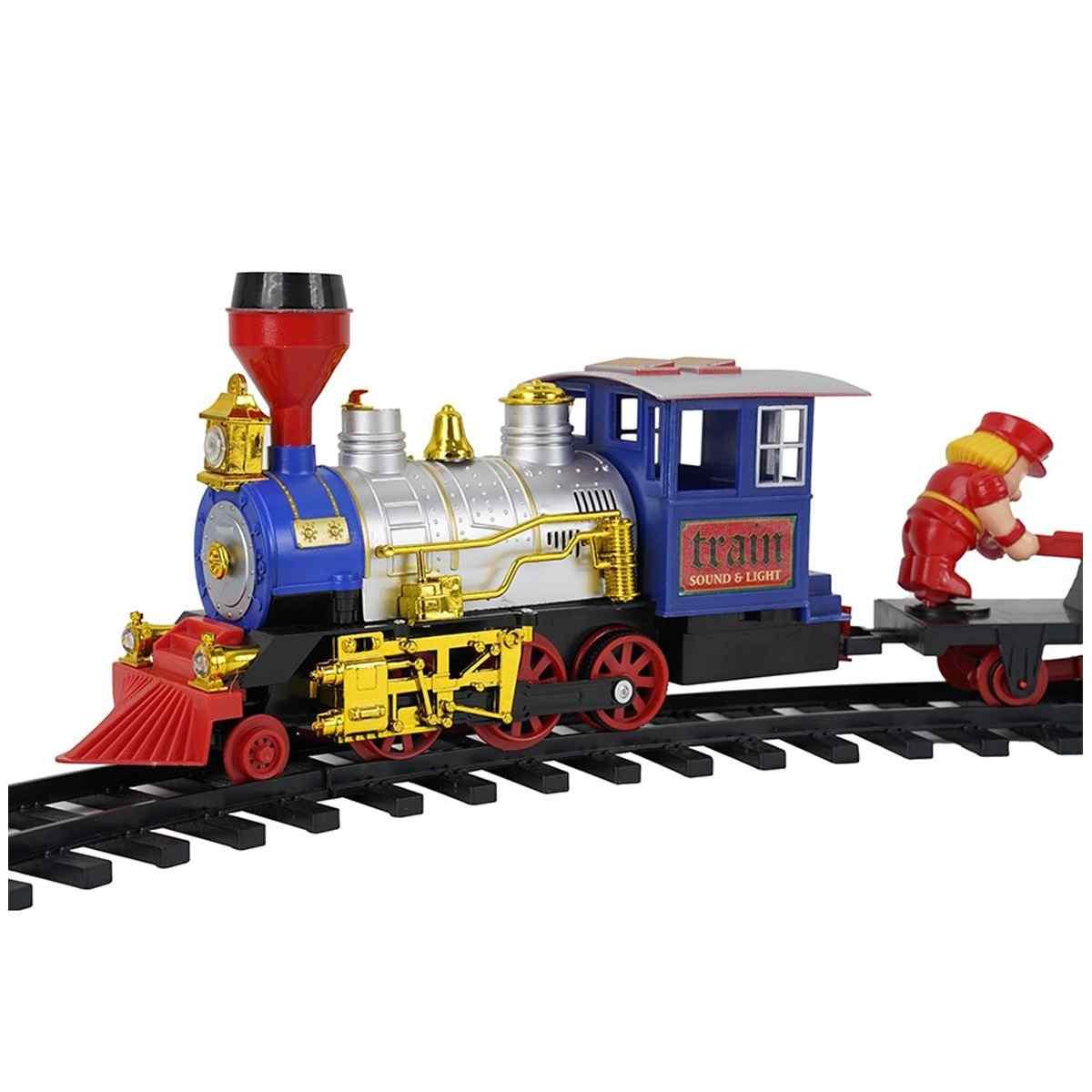 Gioco pista treno in movimento luce suoni Set 23 pz