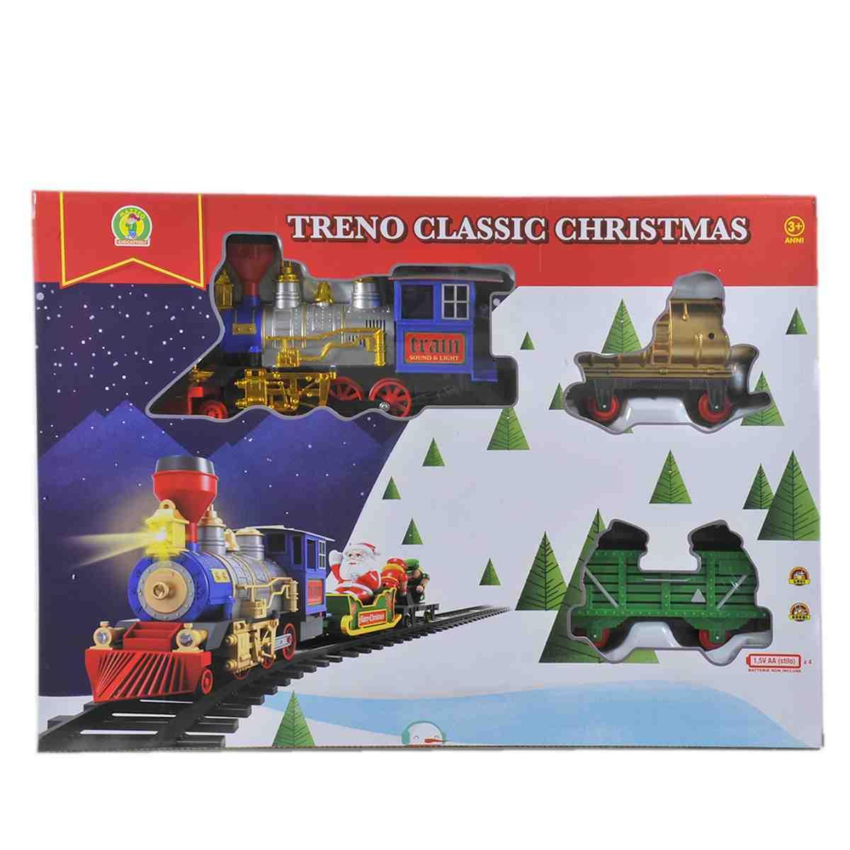 Gioco pista treno in movimento luce suoni Set 23 pz