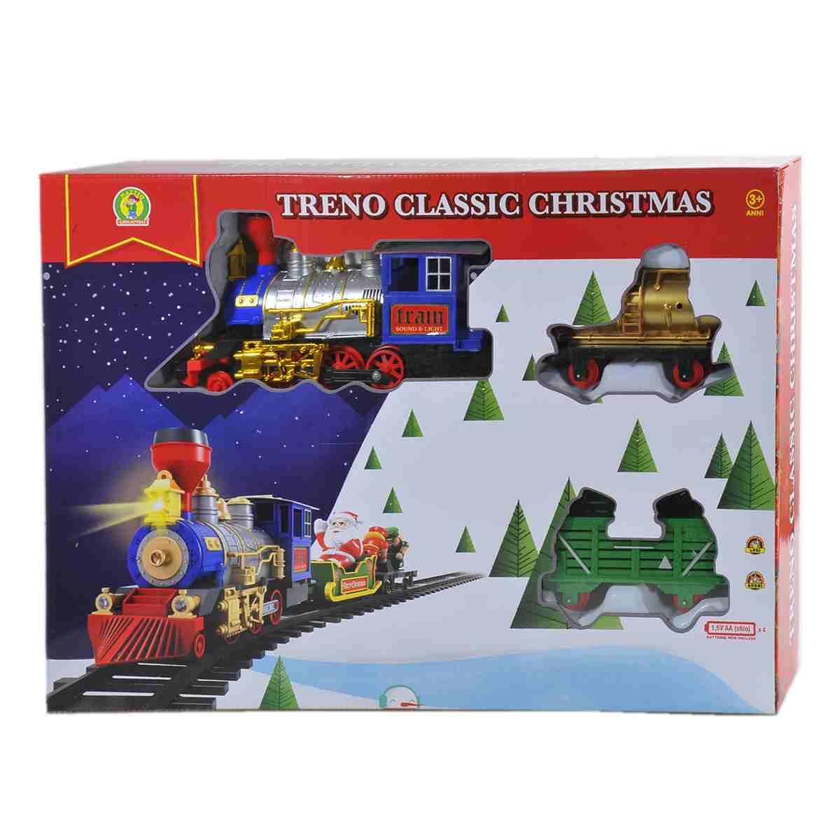 Gioco pista treno in movimento luce suoni Set 23 pz