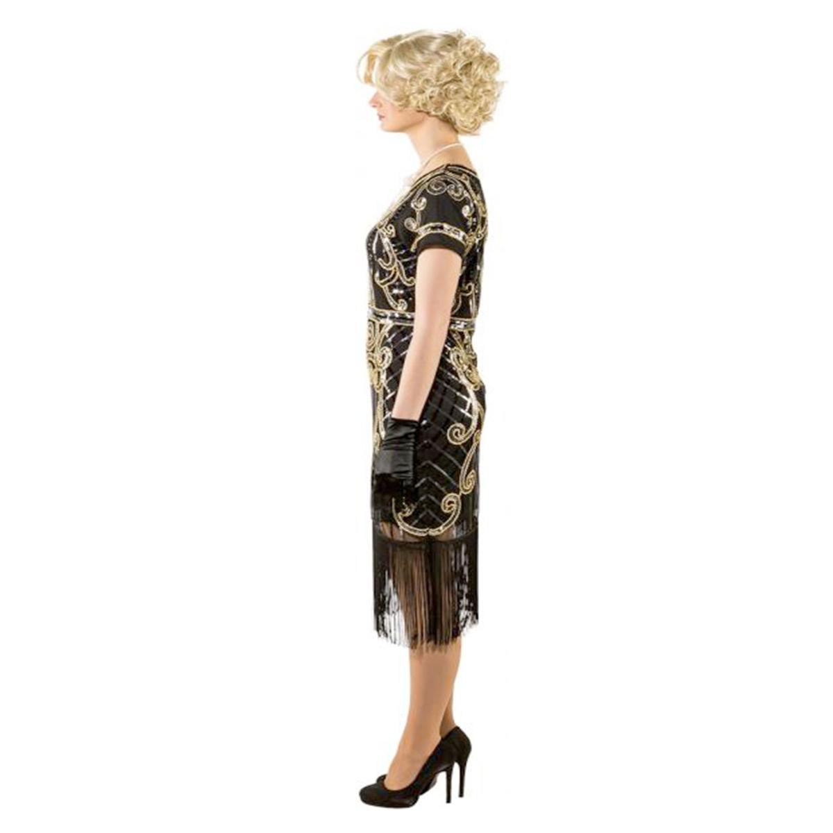 Costume charleston anni 20 nero