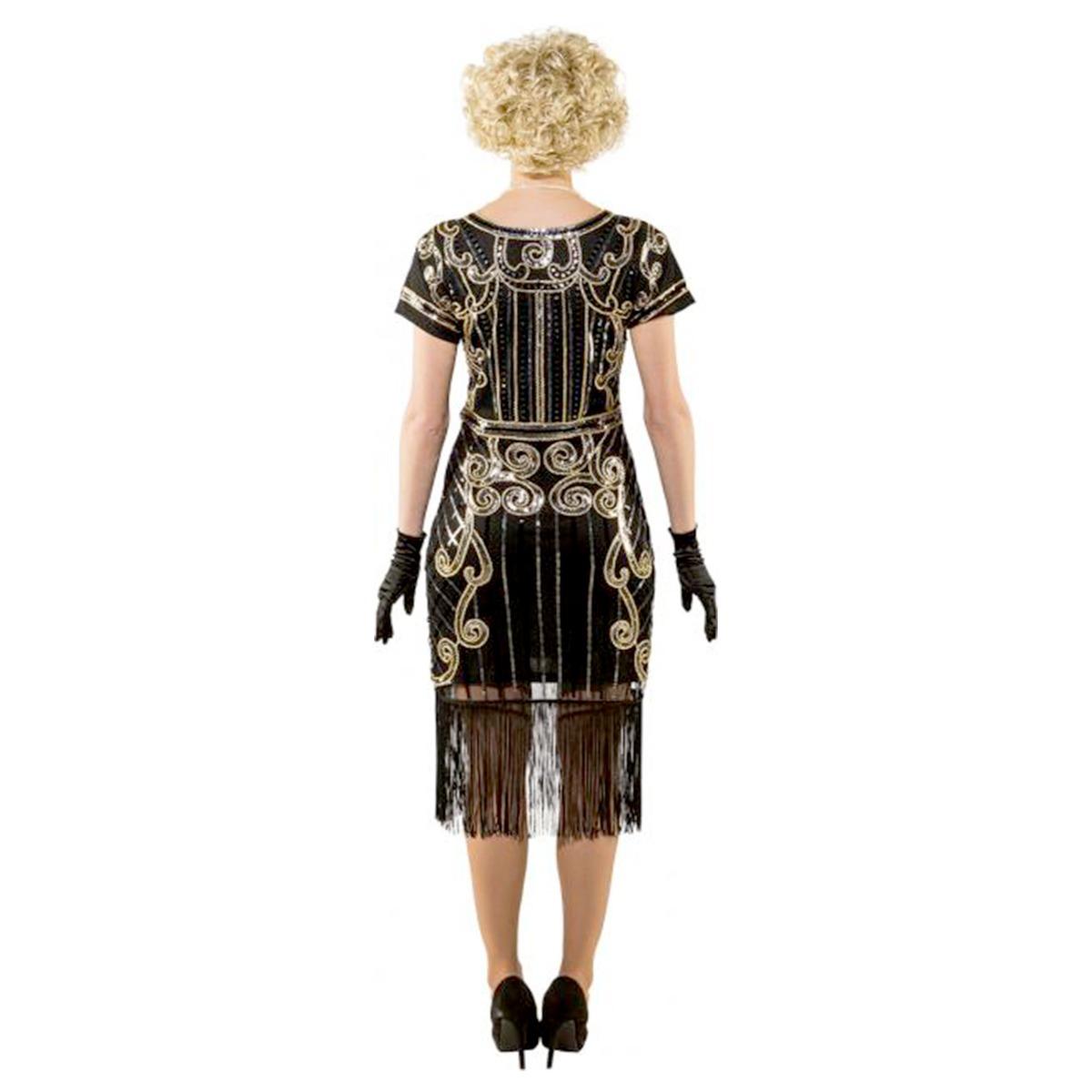 Costume charleston anni 20 nero