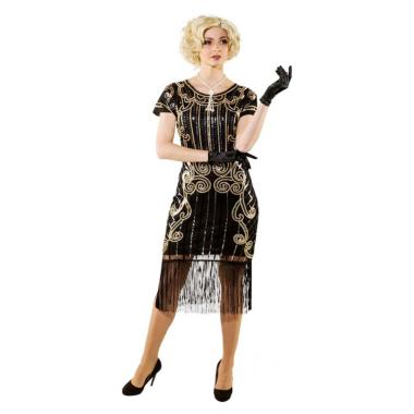 Costume charleston anni 20 nero