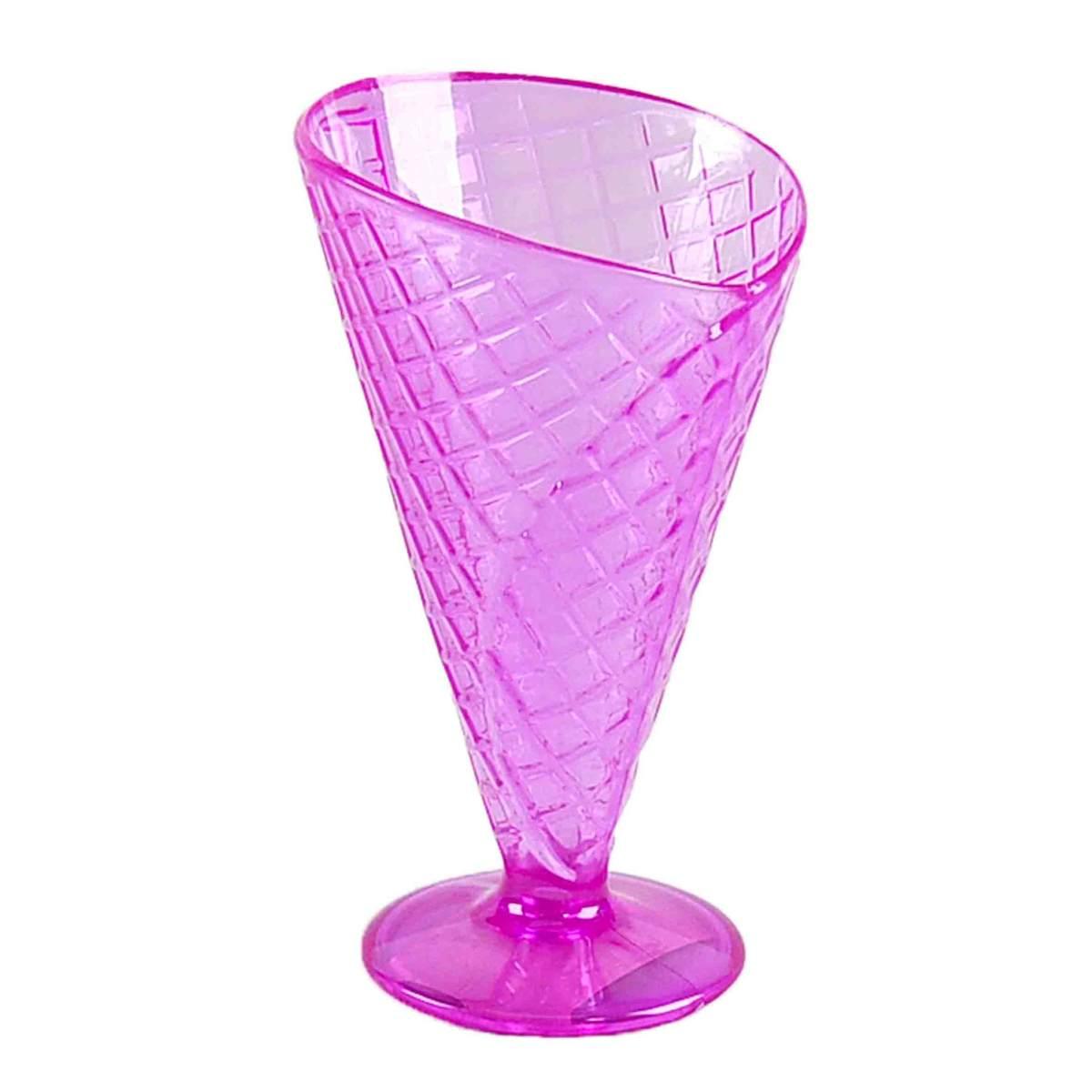 Coppetta gelato plastica color 1 pz