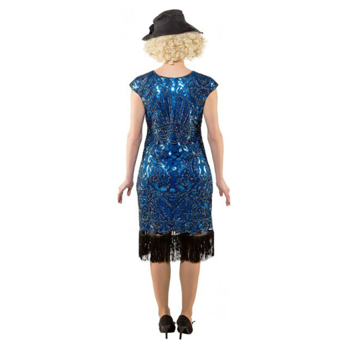 Costume charleston anni 20 blu