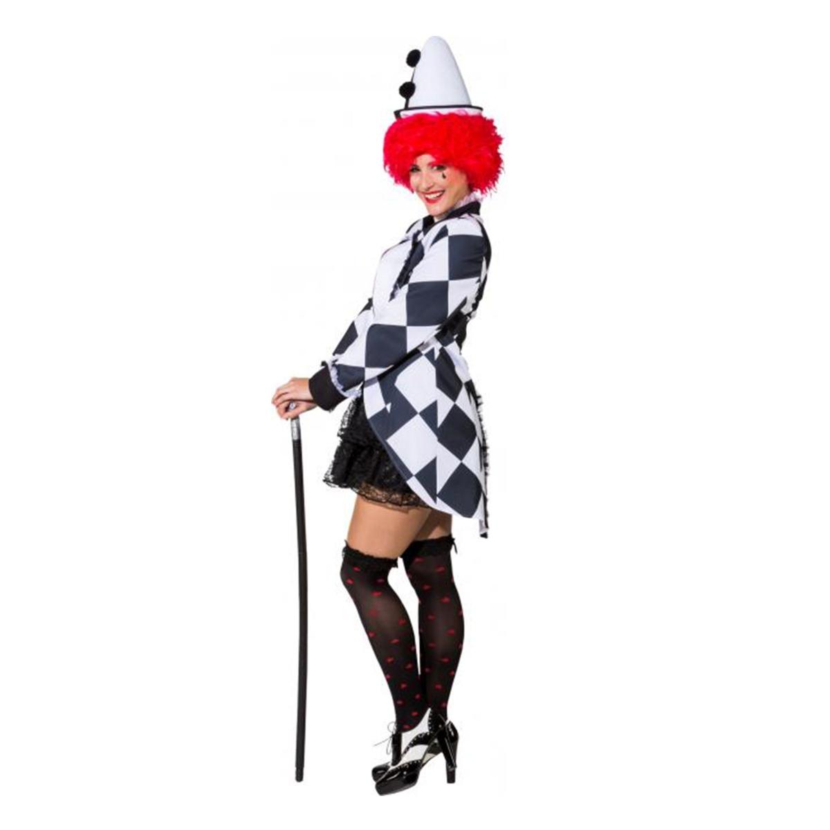 Giacca frac pierrot scacchi