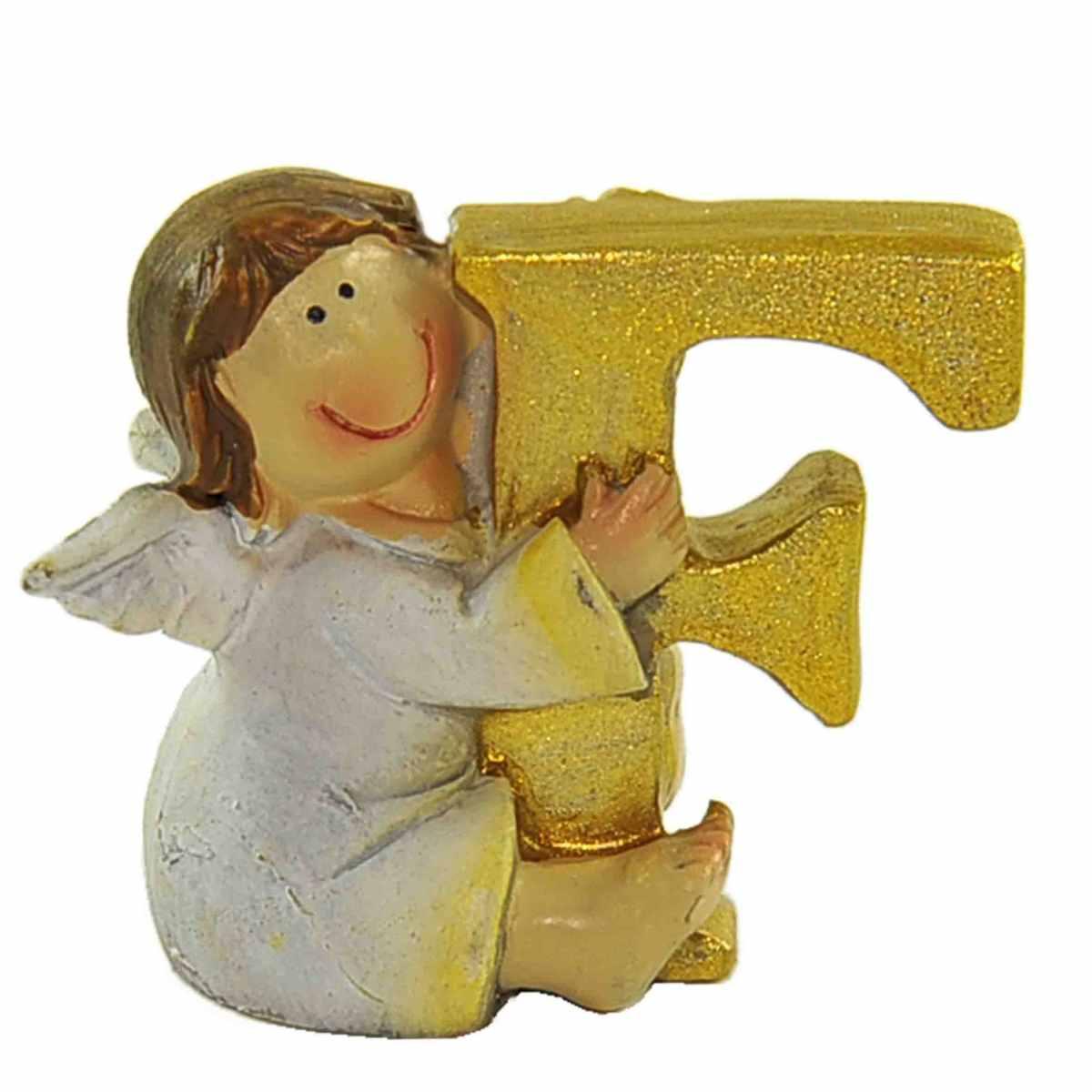 Angelo ceramica lettera modello f 6 cm