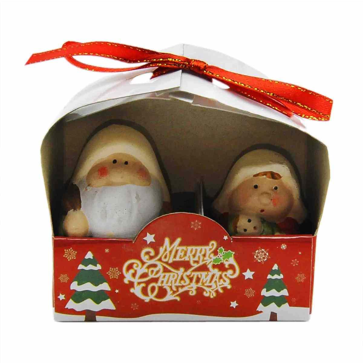 Natività casetta carta Set 2 pz