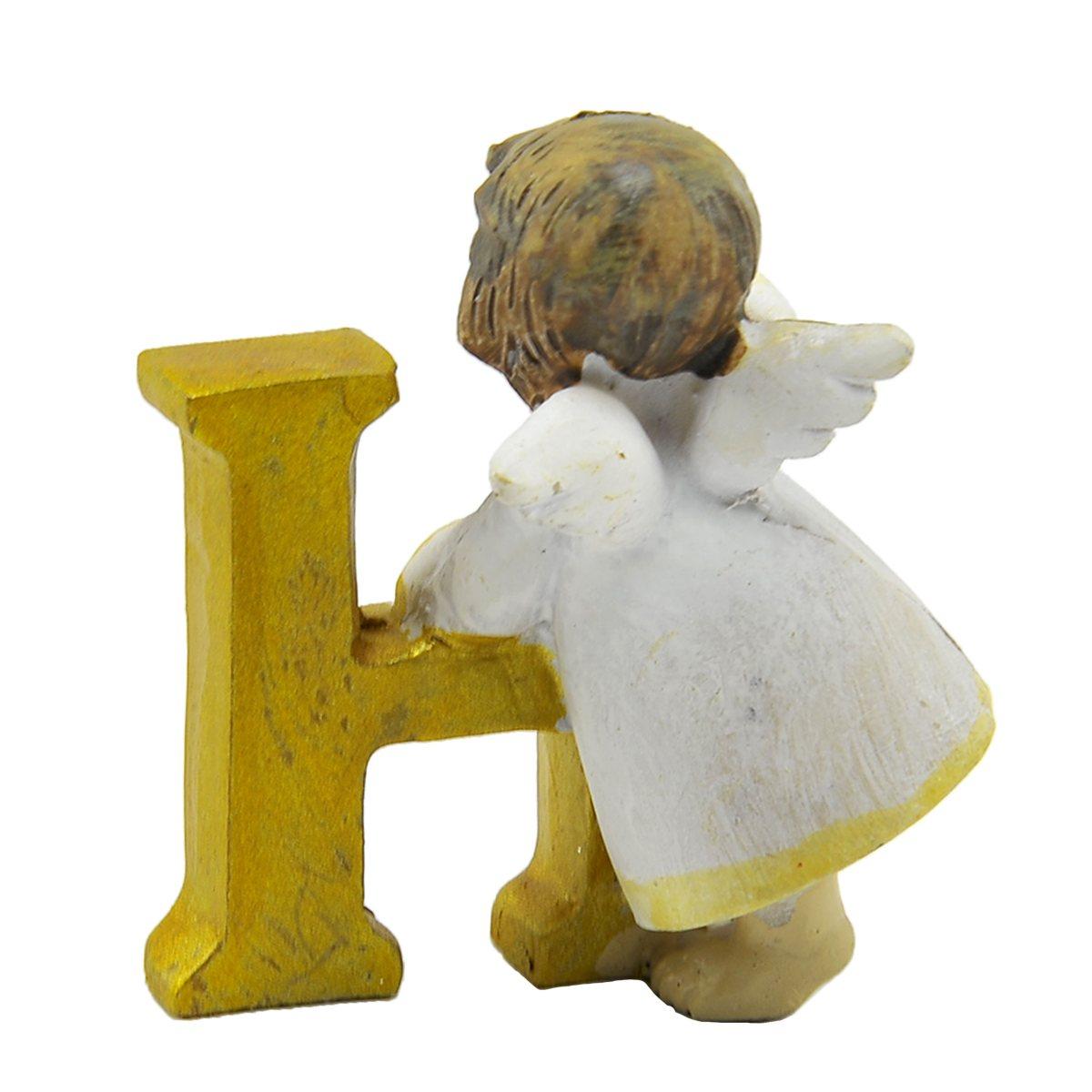 Angelo ceramica lettera modello h 6 cm