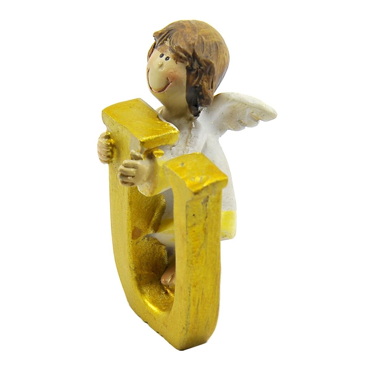 Angelo ceramica lettera modello u 6 cm