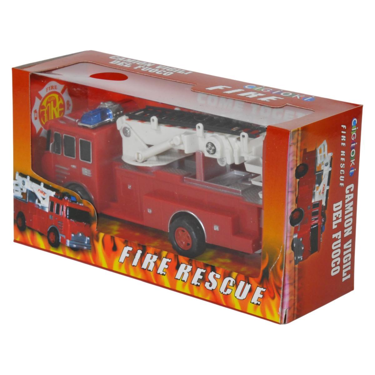 Gioco auto camion vigili fuoco suono