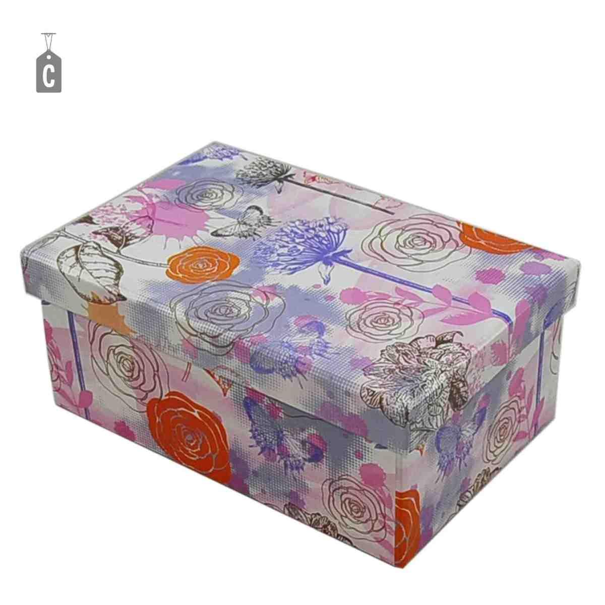 Scatola cartone 4 fiori animali assortiti
