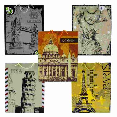 Busta regalo città 42 x 10 x 33 cm