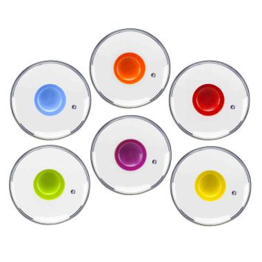 Coperchio Vetro cm.Ø16 W Home Pomello 6 Colori | M2 Store