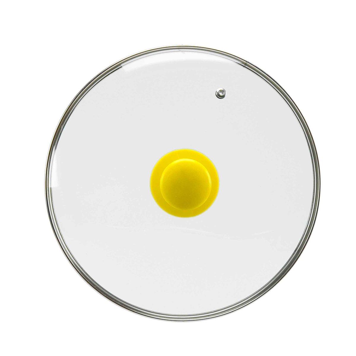 Coperchio Vetro cm.Ø22 W Home Pomello 6 Colori | M2 Store