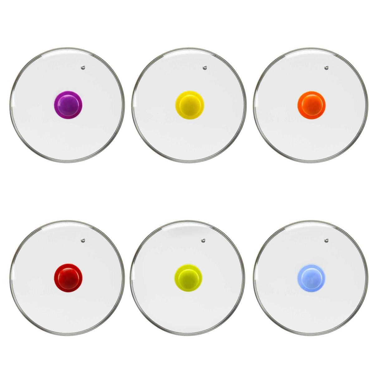 Coperchio Vetro cm.Ø26 W Home Pomello 6 Colori | M2 Store