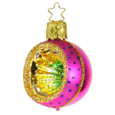 Pallina natalizia vetro collezione rosa multi Ø 4 cm