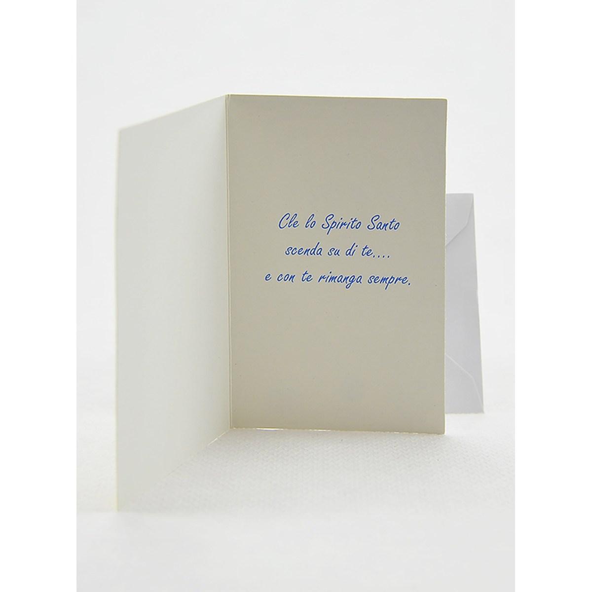 Biglietto auguri cresima 6 modelli