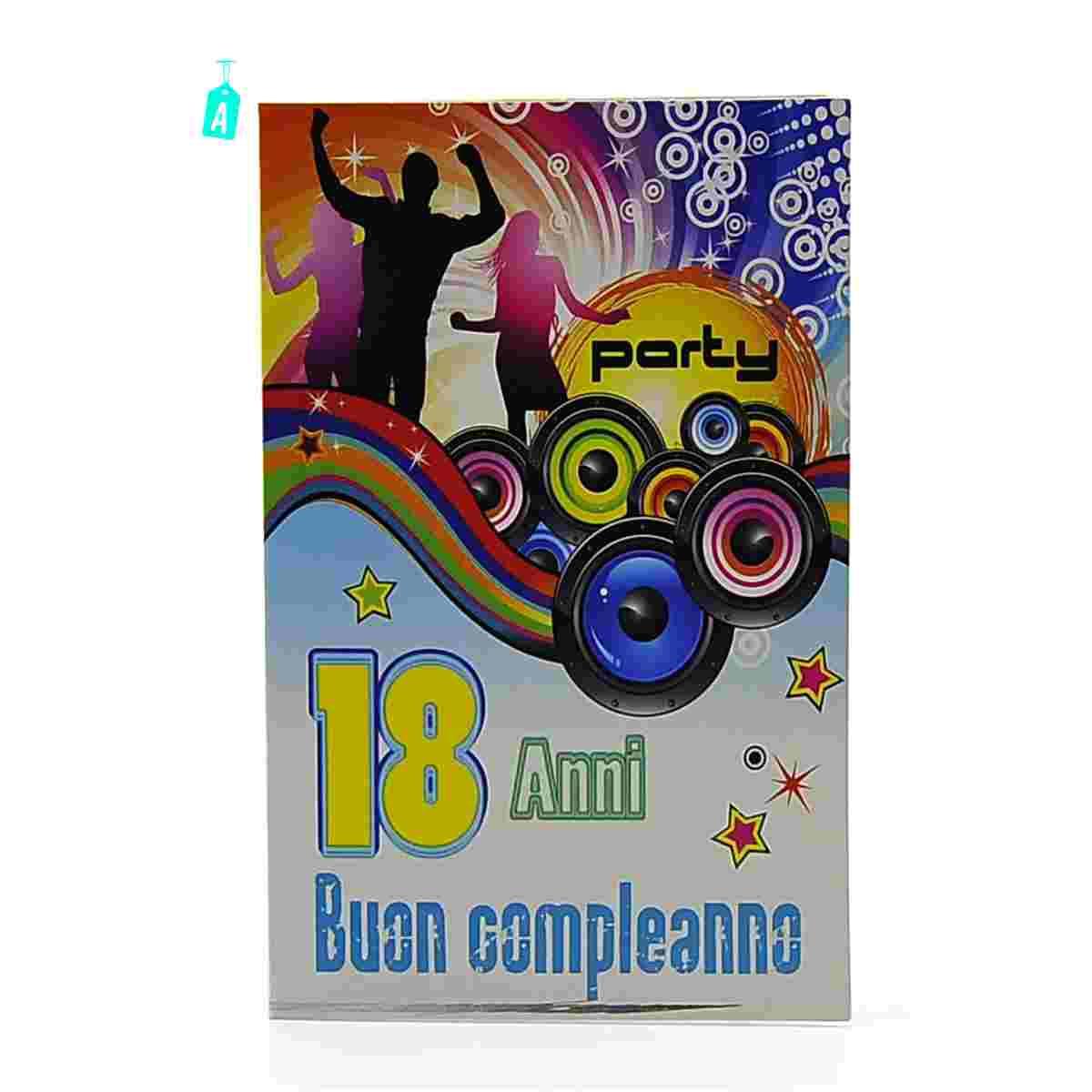 Biglietto auguri 18 anni