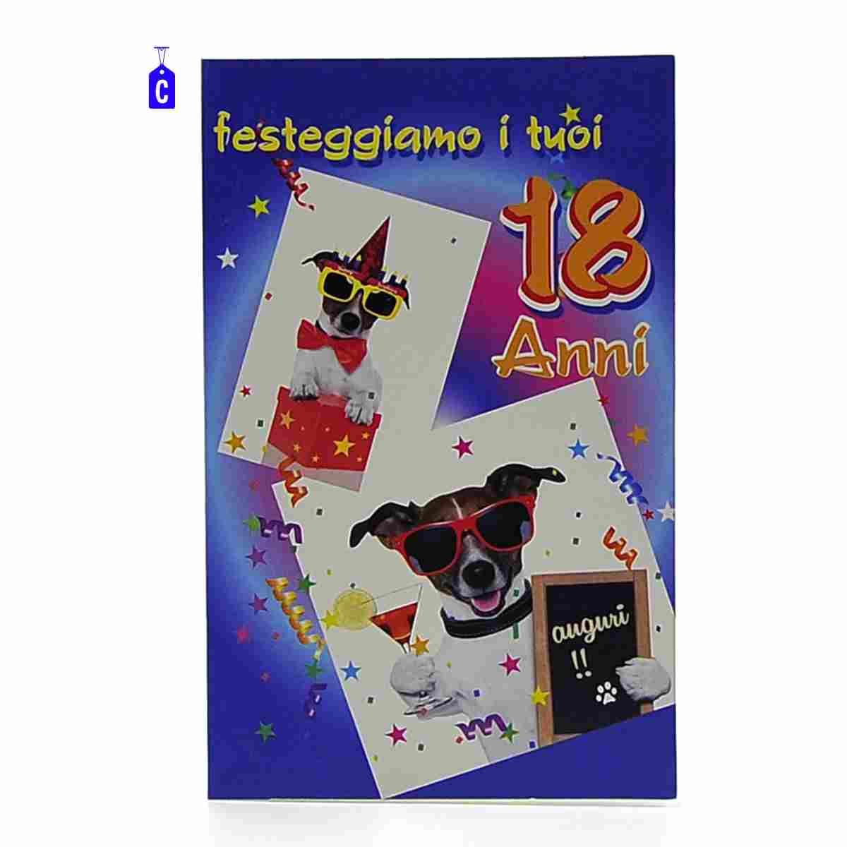 Biglietto auguri 18 anni