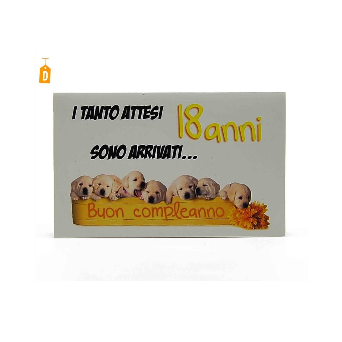 Biglietto auguri 18 anni