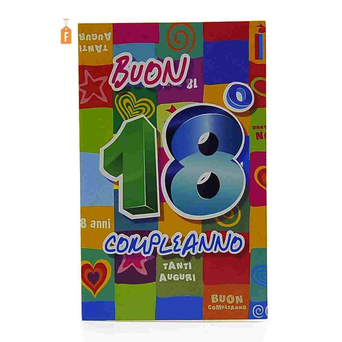 Biglietto auguri 18 anni