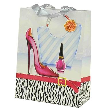 Busta regalo scarpa donna 3d 18 x 8 x 24 cm