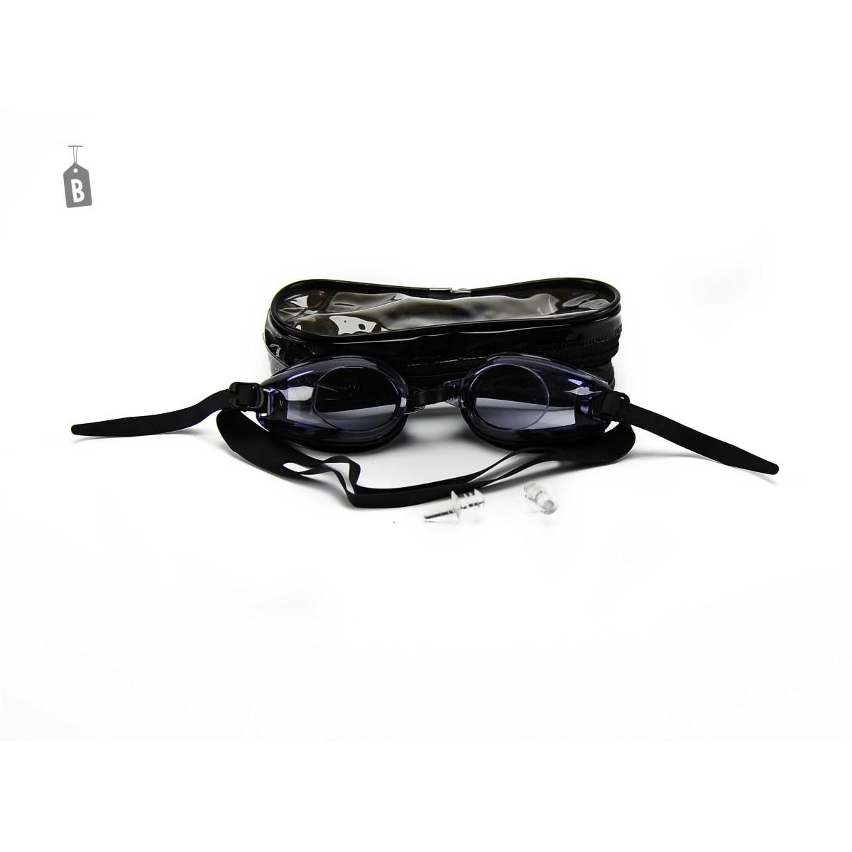 Occhiali Nuoto Silicone con Tappi e Custodia 3 Colori | M2 Store