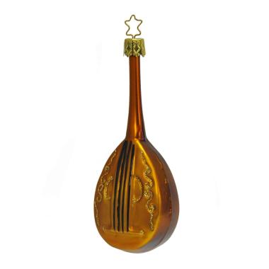 Pallina natalizia vetro collezione mandolino 3,56 cm