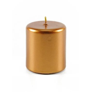 Candela cilindro bronzo pillar 6 x 7 cm