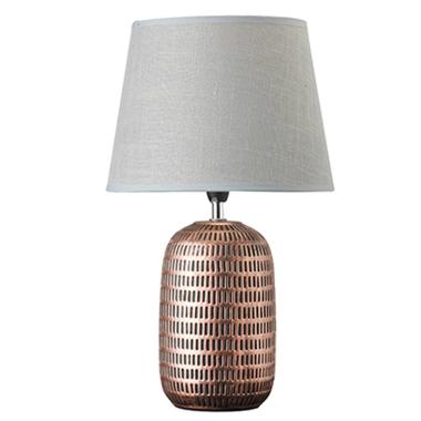 Lampada tavolo ceramica rame 44 cm