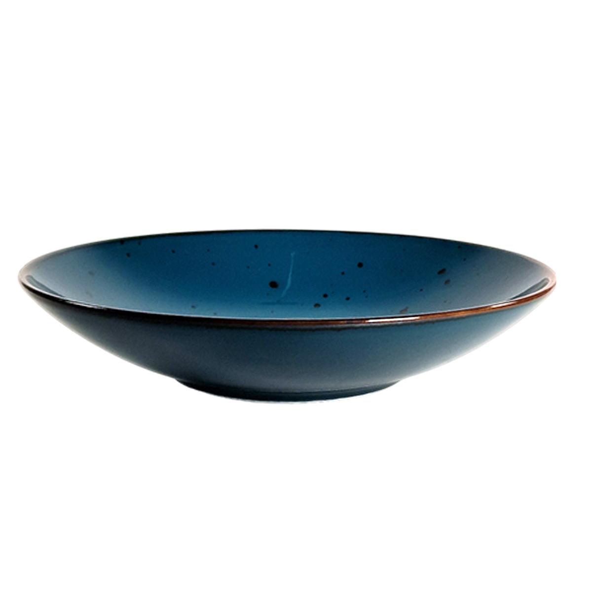 Piatto Tavola Porcellana Weissestal Bowl cm.Ø28 Blu G | Weissestal