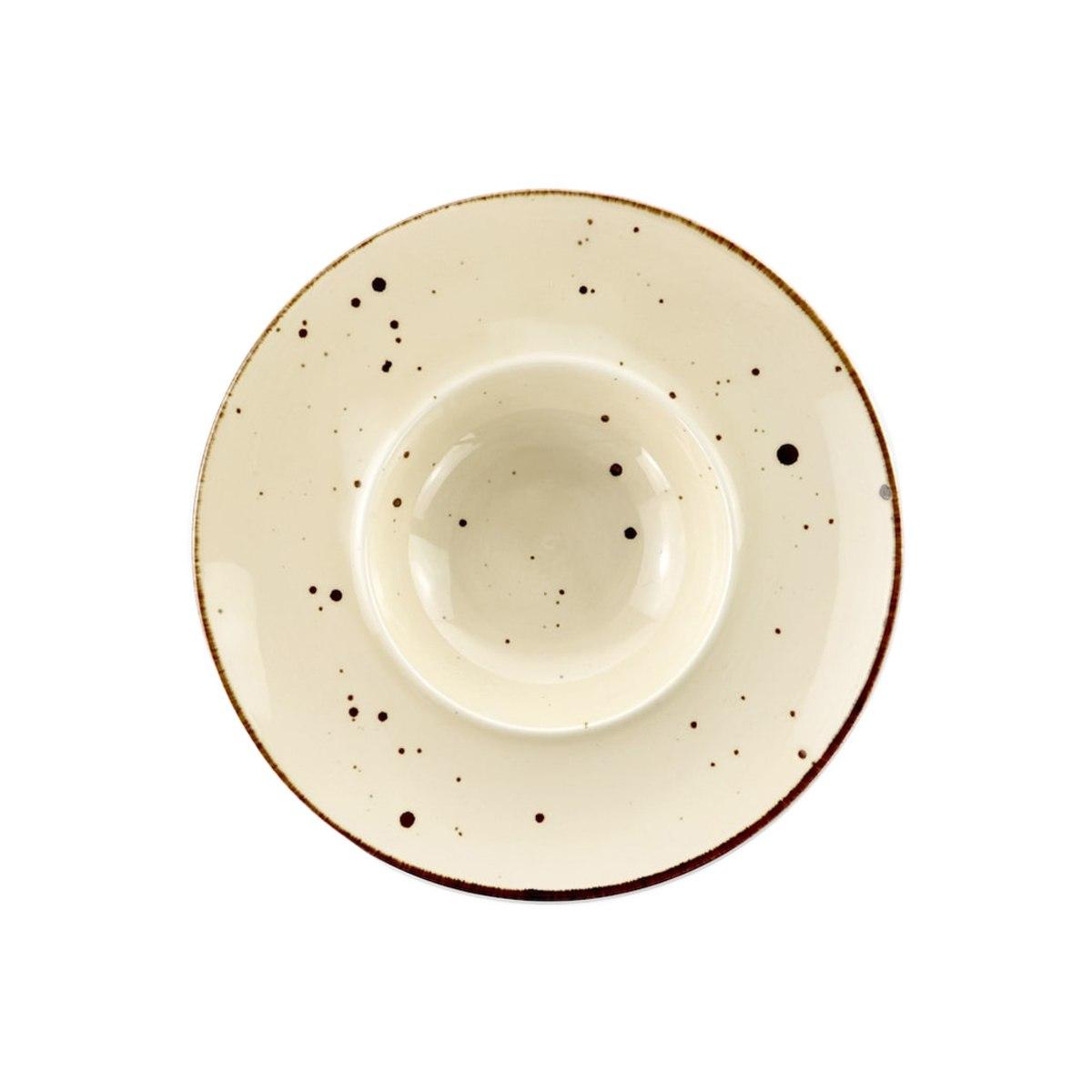 Piatto Tavola Porcellana Weissestal Gourmet cm.Ø28 Nut | Weissestal