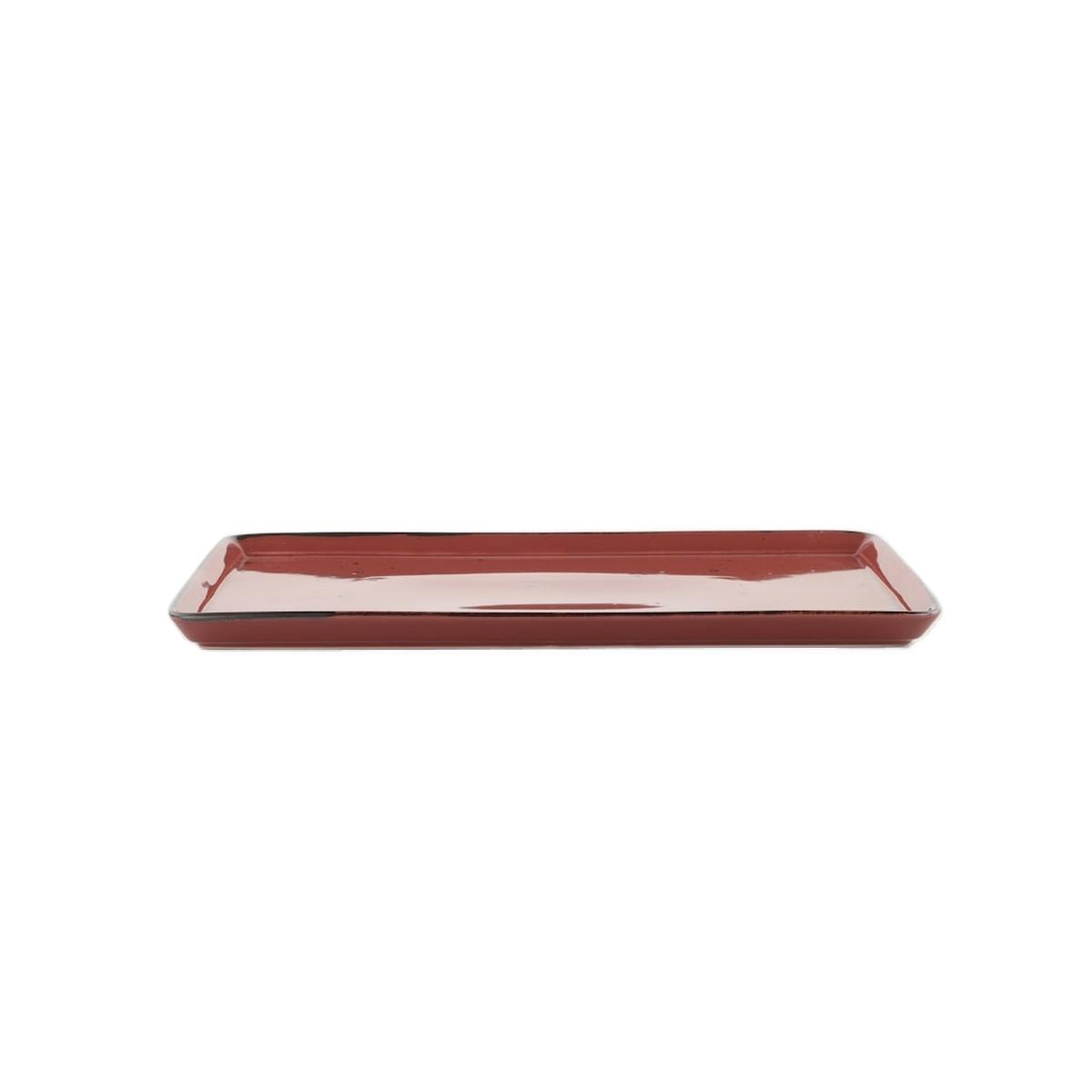Vassoio Porcellana Weissestal Rett Marsala cm.38x21 | Weissestal