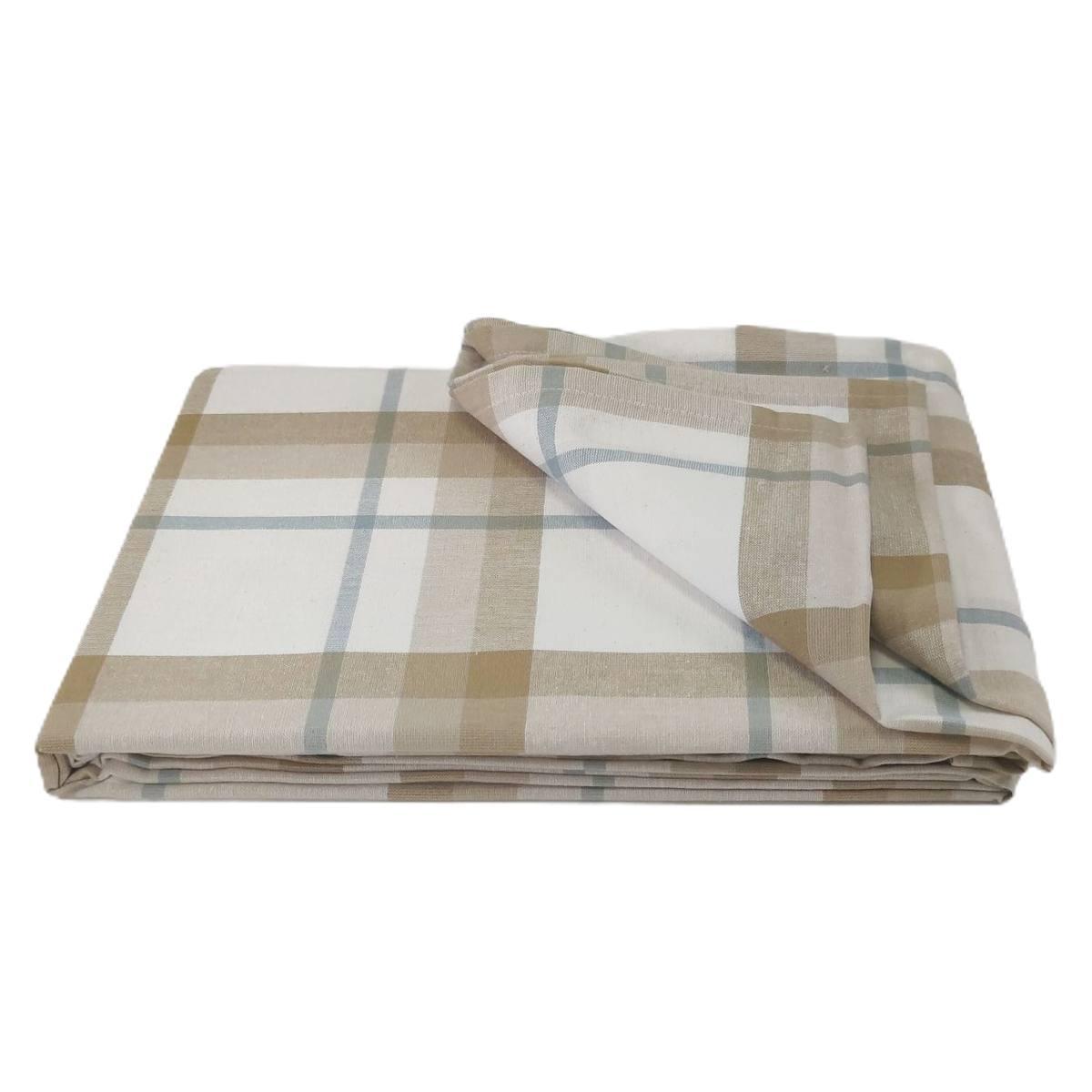 Tovaglia cotone fantasia quadri 140 x 180 cm