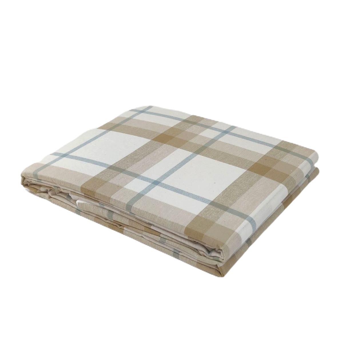 Tovaglia cotone fantasia quadri 160 x 300 cm