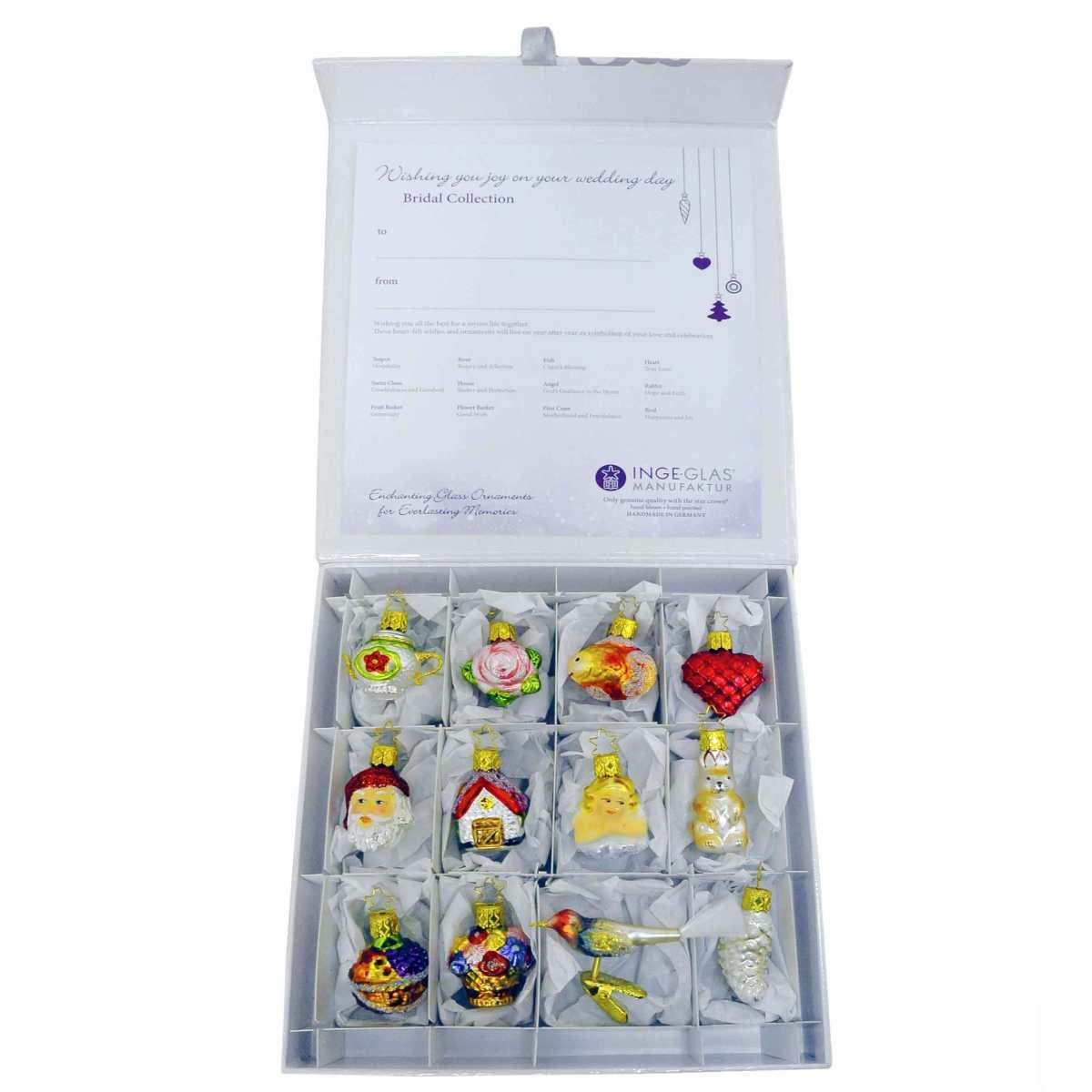 Pallina natalizia vetro collezione Set 12 pz