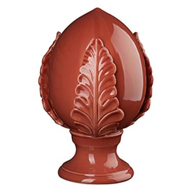 Pumo porcellana corallo 12 cm