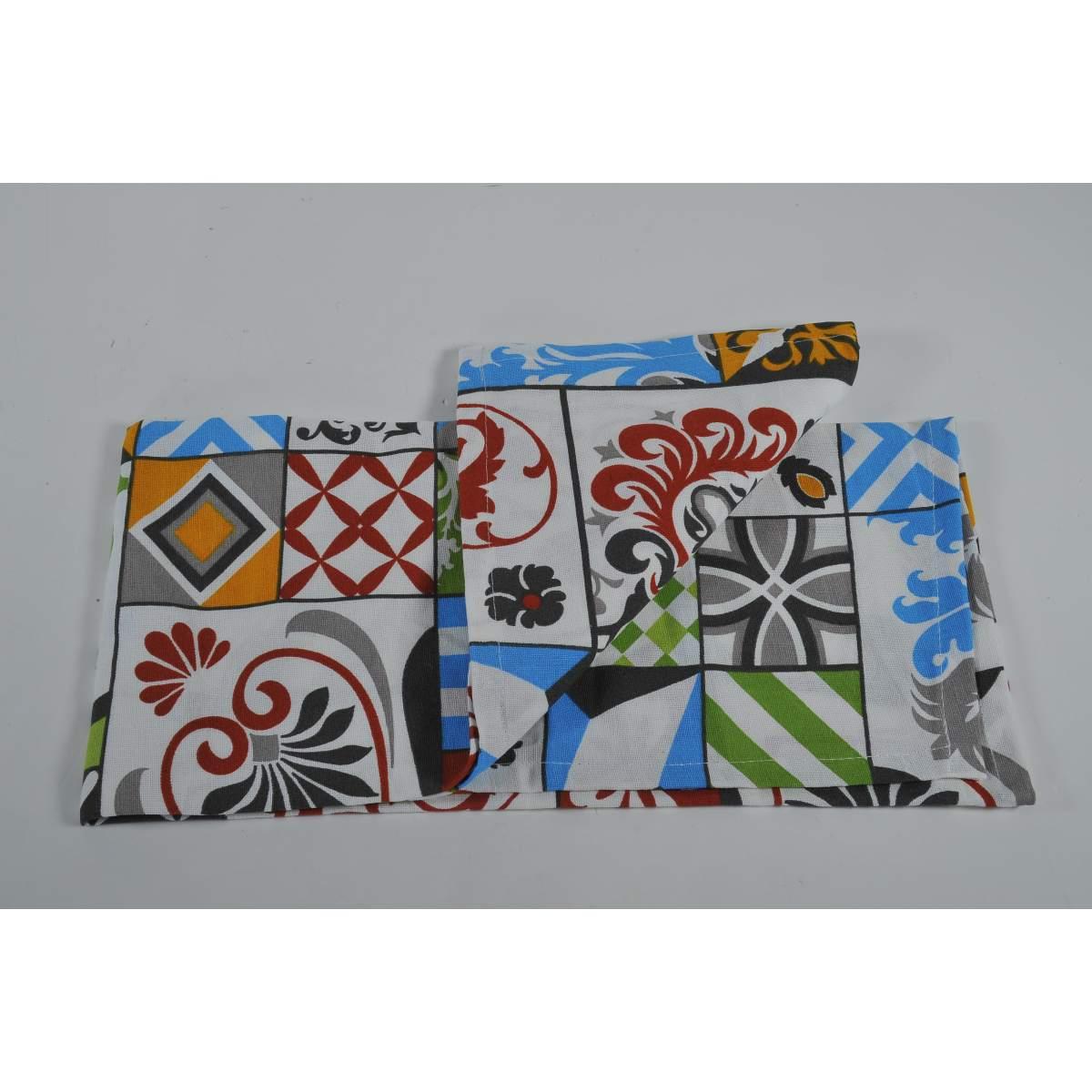 Tovagliolo fantasia positano Set 2 pz