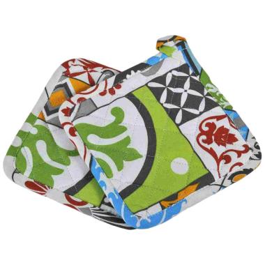Presina cotone fantasia positano Set 2 pz
