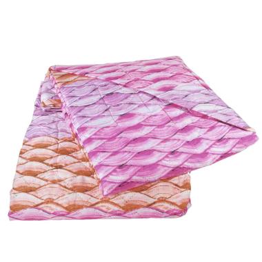 Trapunta matrimoniale wave rosa 260 x 260 cm