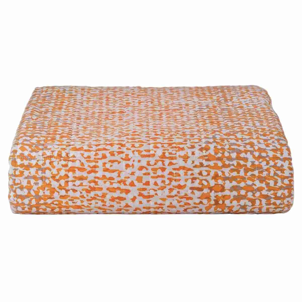 Trapunta singola stain arancio 70 x 260 cm