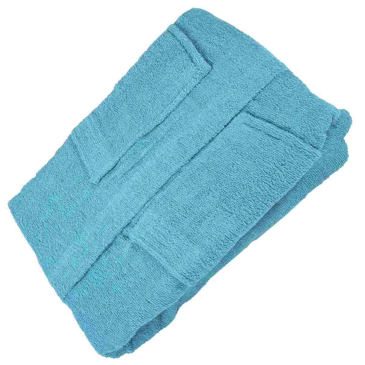 Accappatoio basic azzurro adulto