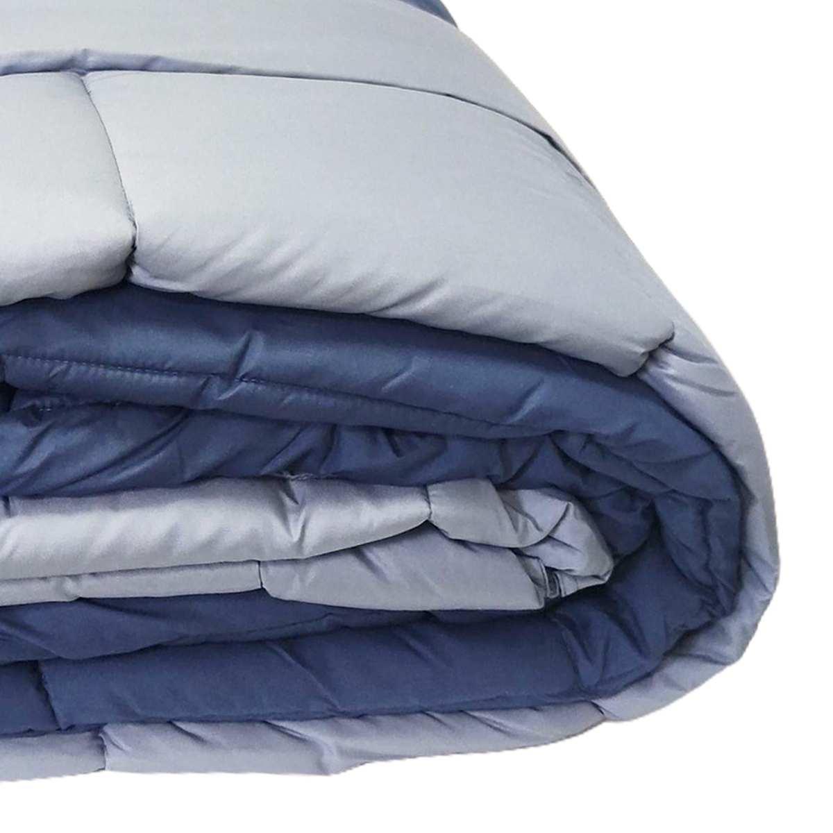 Trapunta singola loren blu 170 x 260 cm